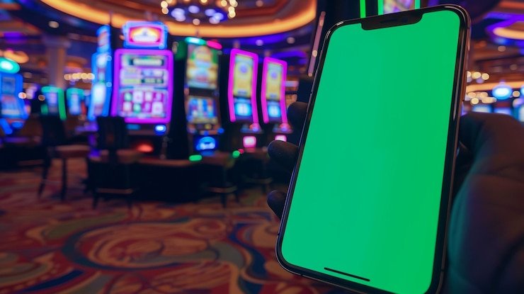 Pengguna mengakses fitur pengaturan responsible gaming di later88 menggunakan ponsel dengan antarmuka sederhana